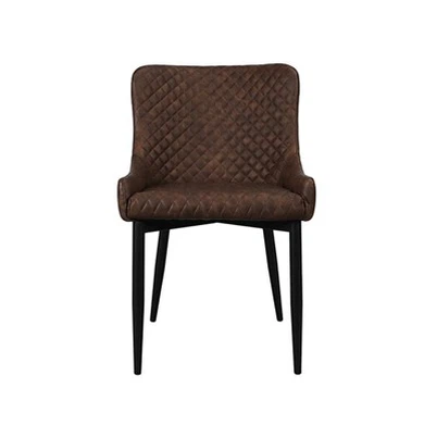 Трапезни столове с кафява подплата Pu